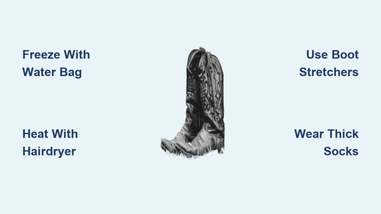 How to Stretch a Boot: Quick Steps