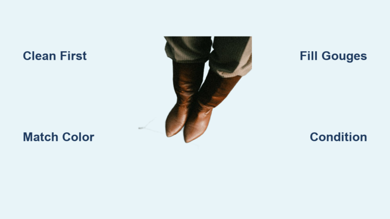 How to Fix Scratched Leather Boots