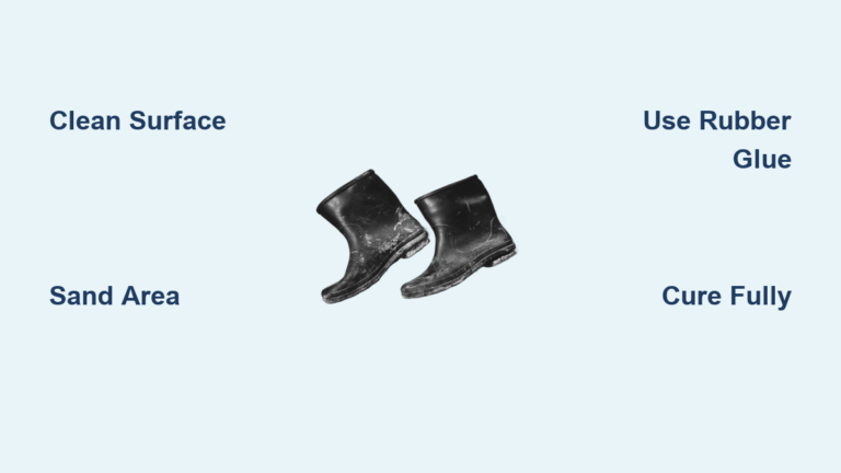 How to Repair a Rubber Boot