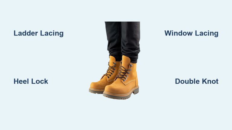 How to Tie Timberland Boots