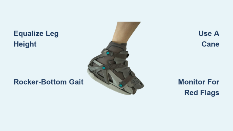 How to Walk in a Walking Boot Without Crutches