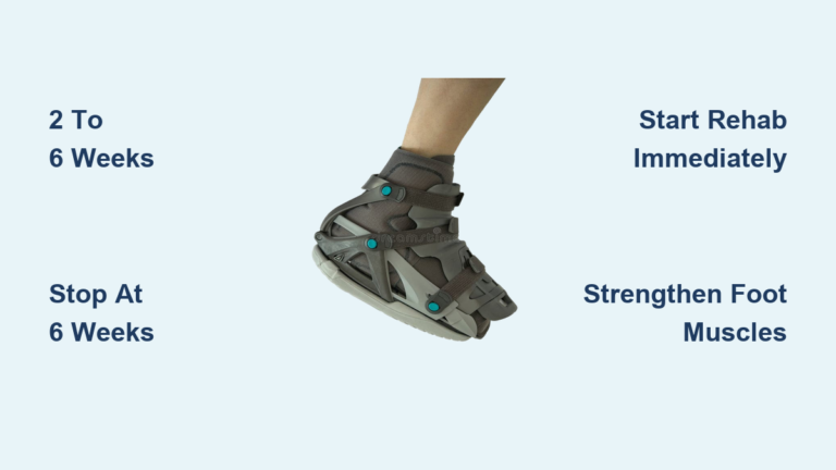 How Long to Wear a Walking Boot for Plantar Fasciitis
