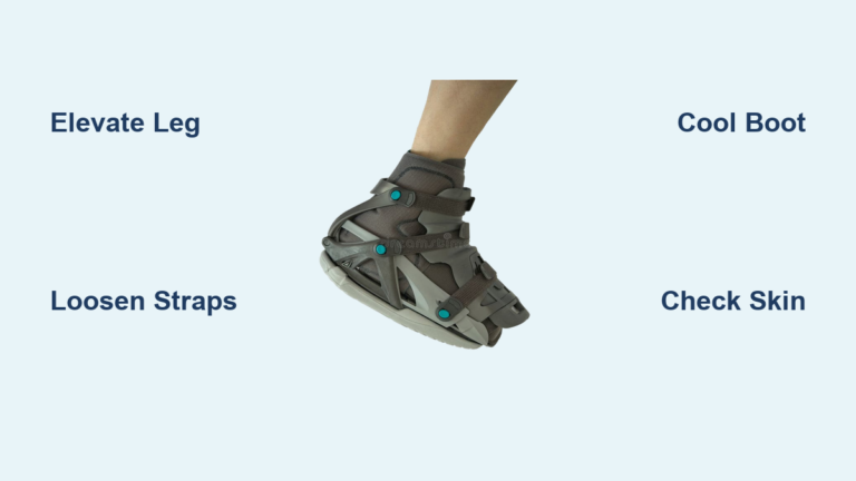 Walking Boot Night Pain: Quick Steps