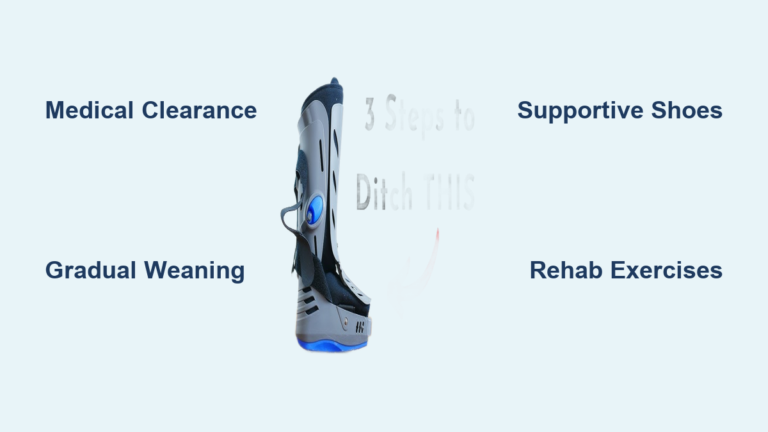 How to Transition From Walking Boot to Shoe